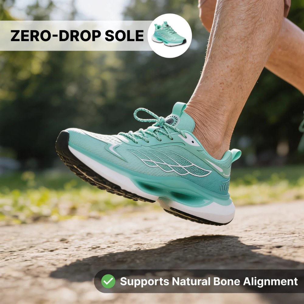 Orthopedic Hands-Free Walking Sneakers –  Comfort & Wide Toe Fit
