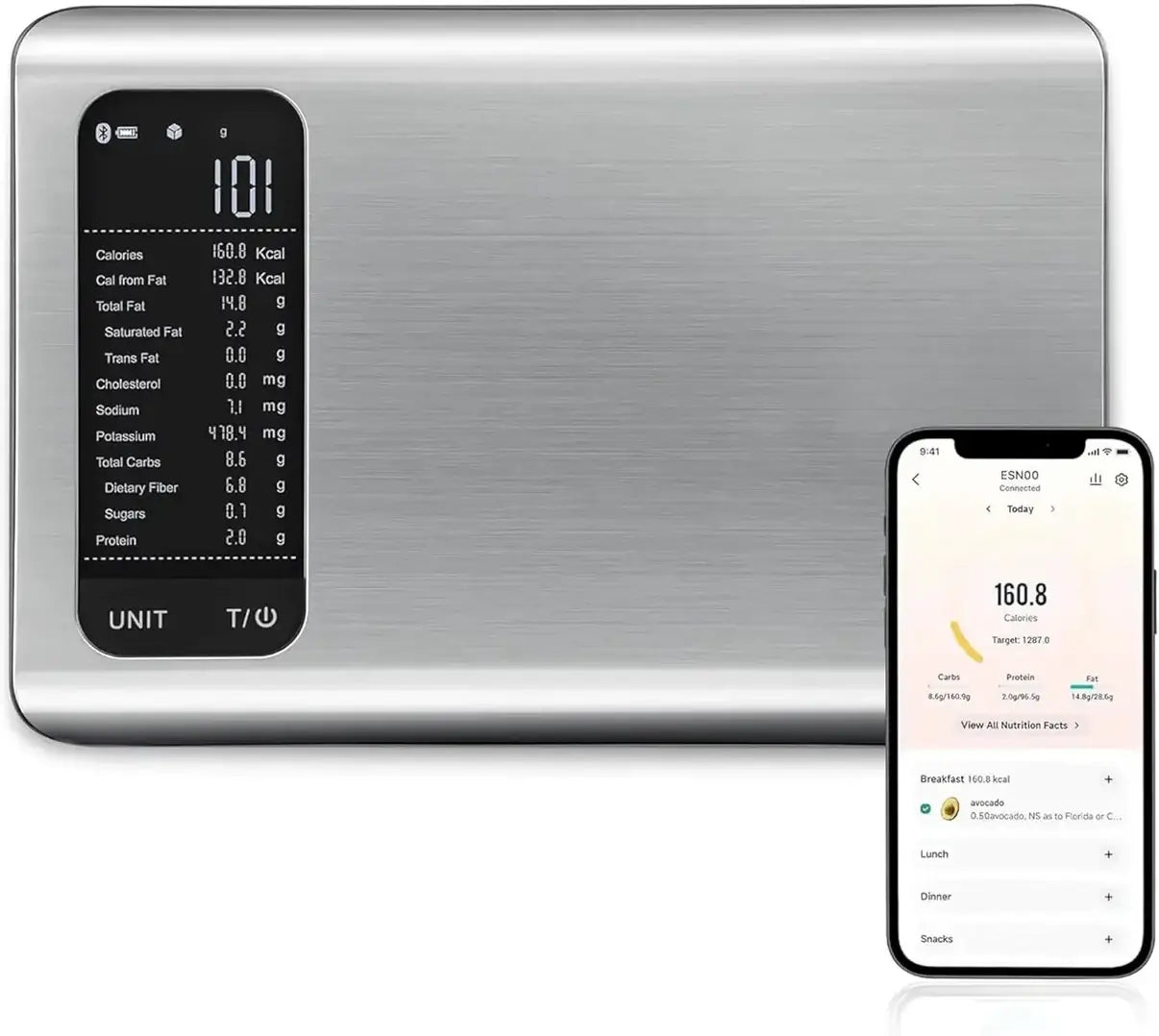 Smart Food Scale – Track Calories & Macros Instantly with App