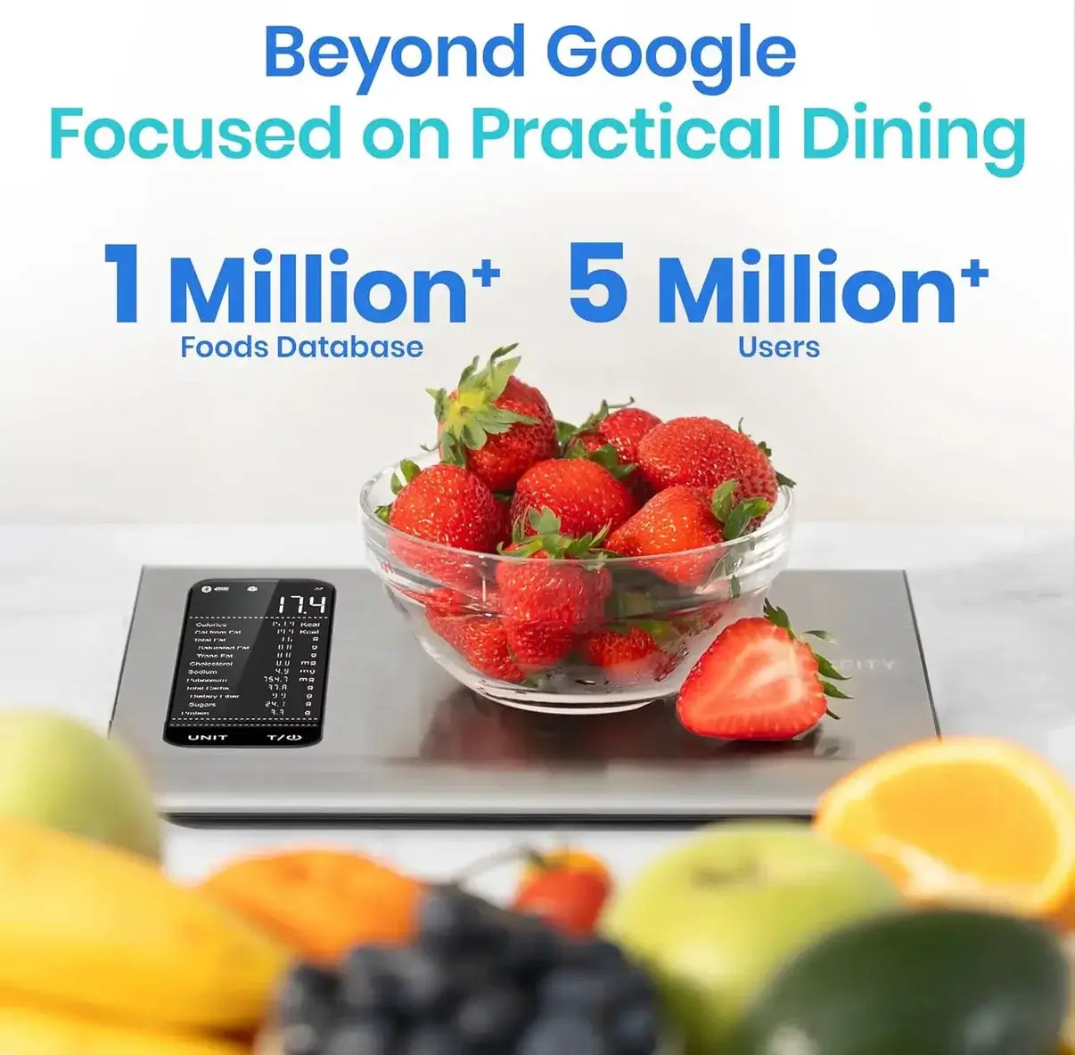 Smart Food Scale – Track Calories & Macros Instantly with App