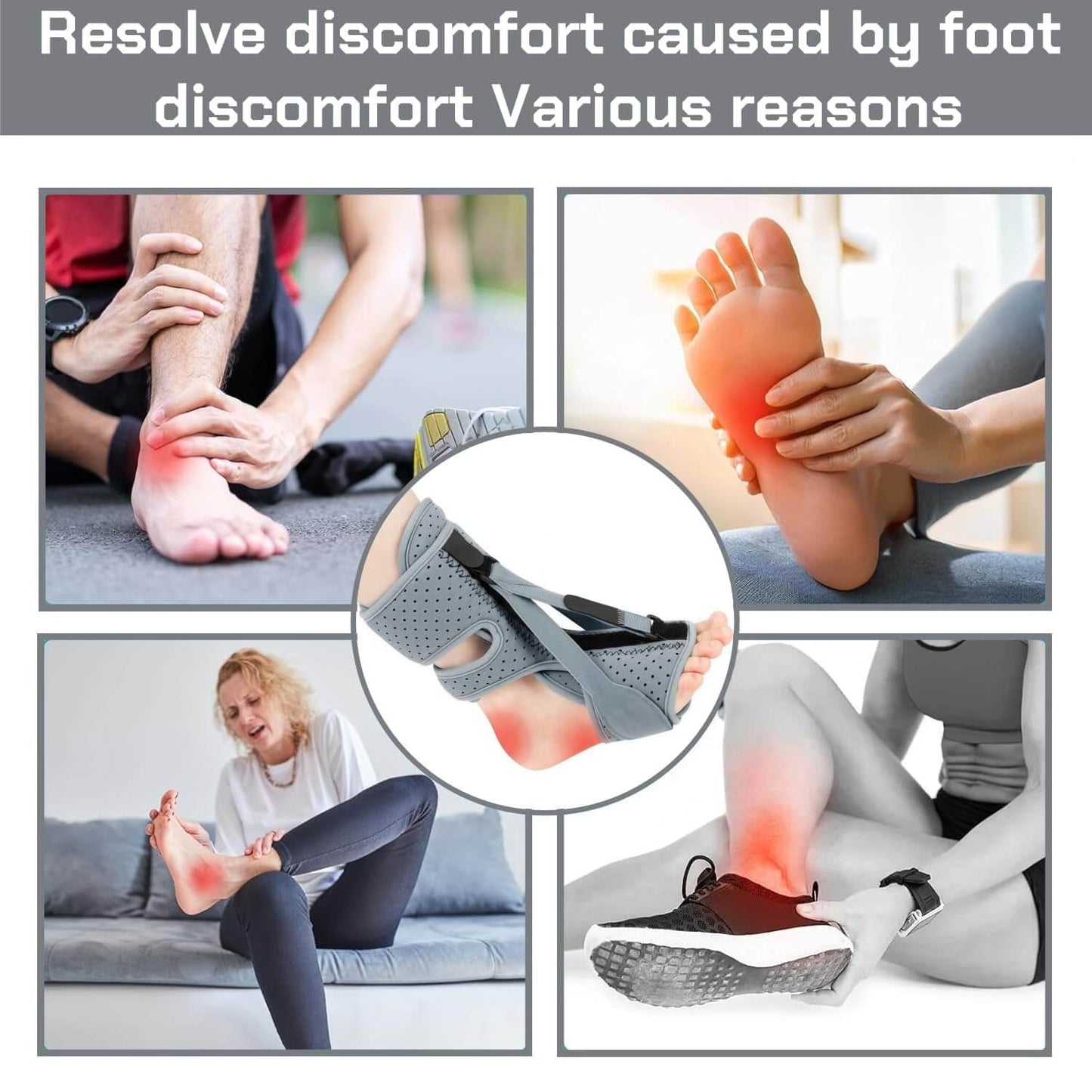 Férula nocturna ortopédica para fascitis plantar y dolor de talón