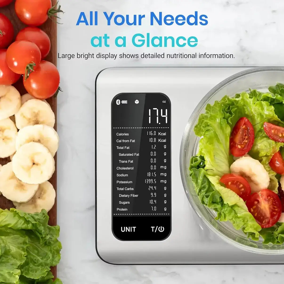 Smart Food Scale – Track Calories & Macros Instantly with App