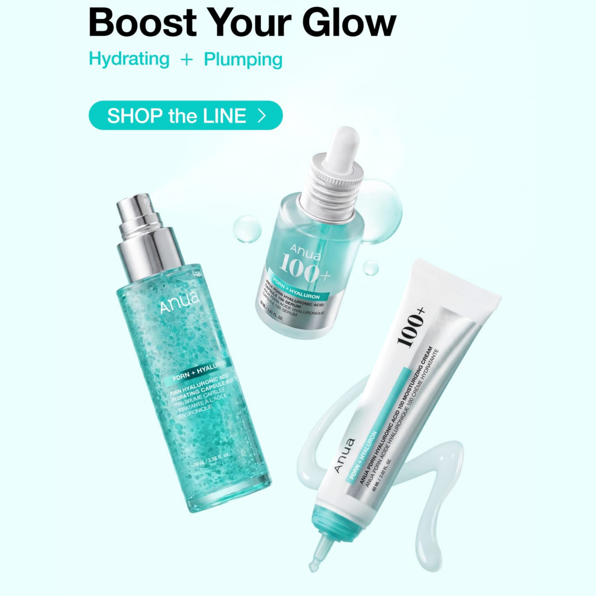 ANUA Pdrn Hydrating Skincare Trio