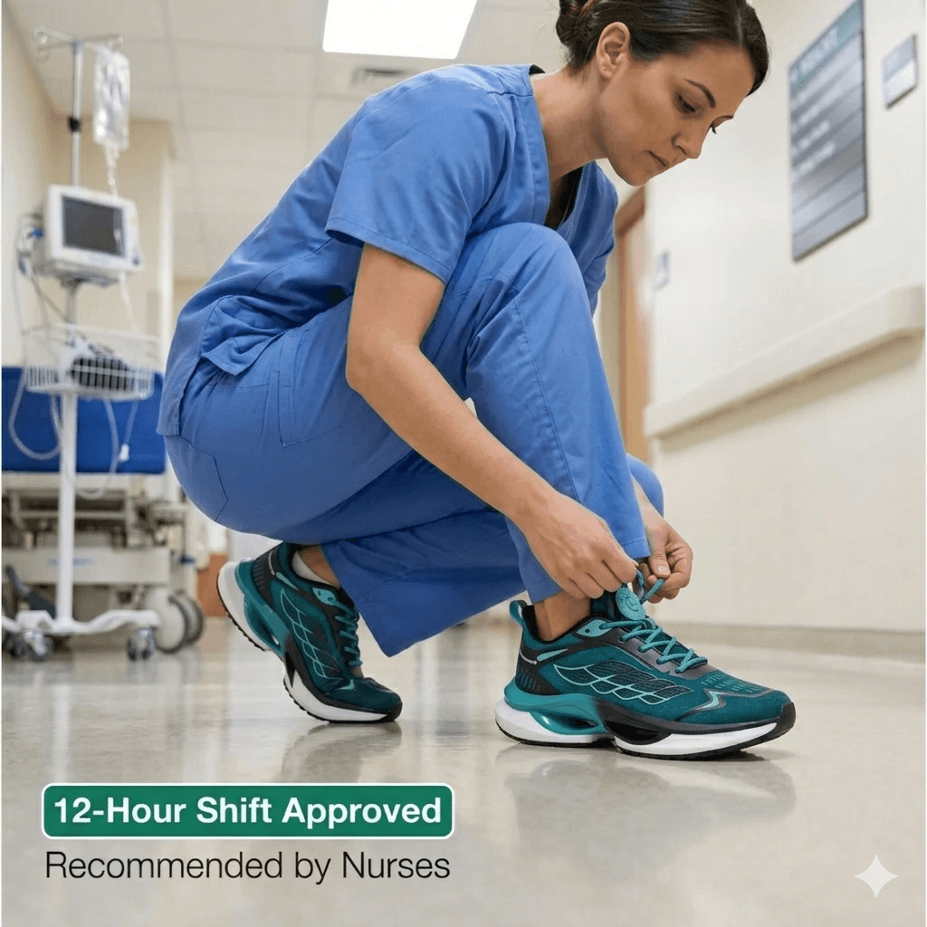 Orthopedic Hands-Free Walking Sneakers –  Comfort & Wide Toe Fit